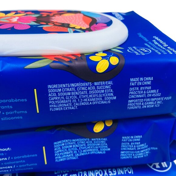 Always Refresh Cleansing Wipes 40 Count Pack Of 4 PH Balanced For Sensitive Skin - Picture 2 of 2